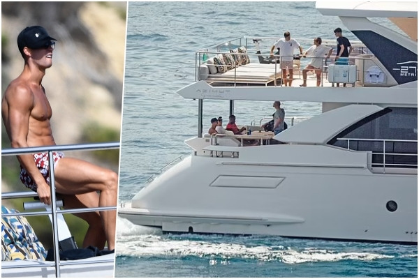 Chuyến du ngoạn của Ronaldo ở Majorca: Đáp máy bay riêng, mang cả du thuyền, siêu xe