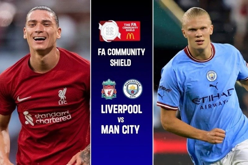 Xem trực tiếp bóng đá Liverpool vs Man City, tranh Siêu cúp Anh ở kênh nào?