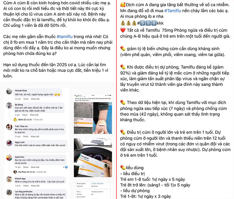 Loạn giá kit test, thuốc điều trị cúm A -0