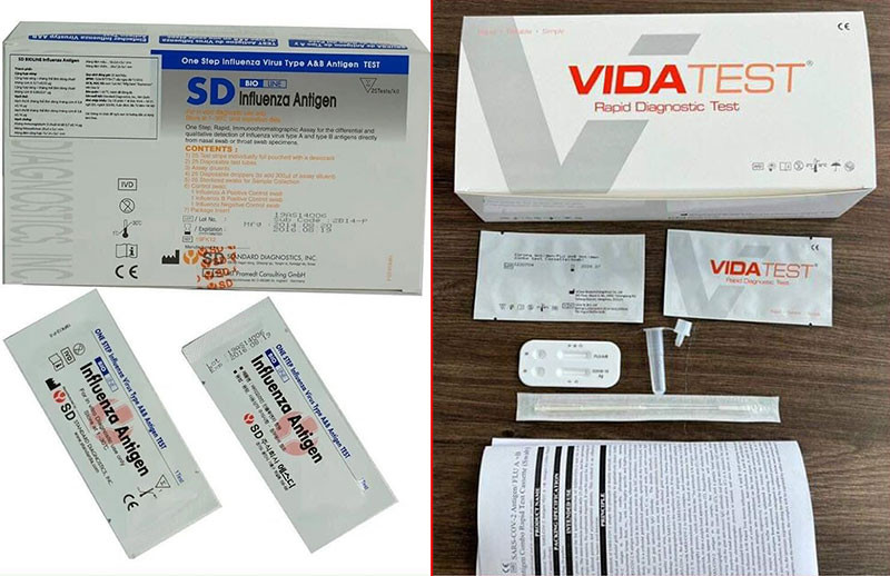 Loạn giá kit test, thuốc điều trị cúm A -0