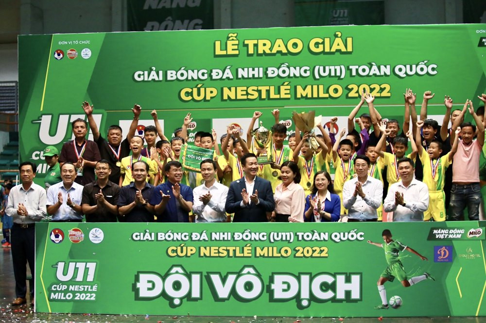 SLNA lần thứ 7 vô địch U11 toàn quốc