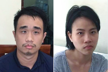 Tạm giữ 'cặp đôi' bịt miệng, buộc chân, đánh đập bé 1 tuổi ở Hà Nội