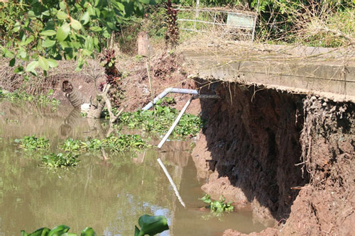 Mekong delta tightens measures to fight erosion