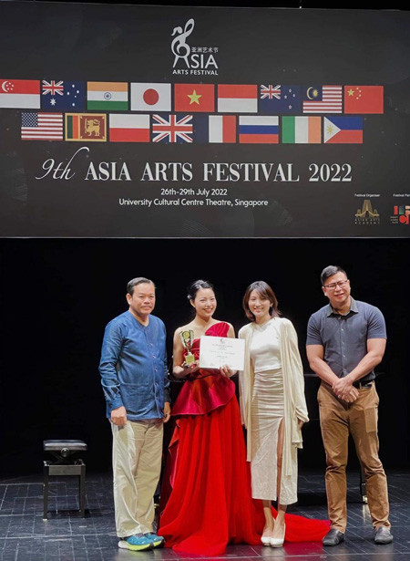 Thuy Van wins top prize at Asia Arts Festival 2022