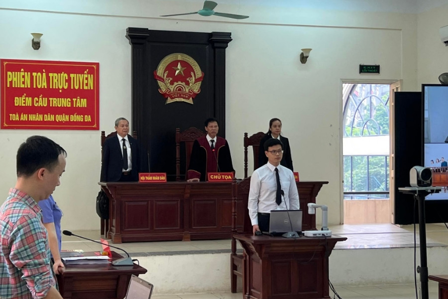 Hà Nội lần đầu xét xử phiên toà trực tuyến, bị cáo không cần đến tòa