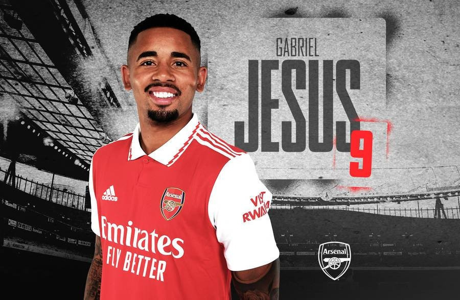 Arsenal chính thức nổ ‘bom tấn’ Gabriel Jesus, mặc áo số 9 ở Emirates
