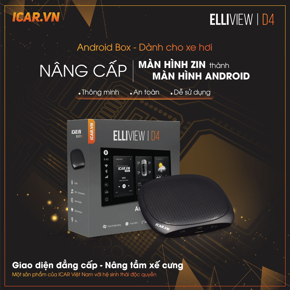 Những ưu điểm của Android Auto Box Elliview D4 có thể bạn chưa biết