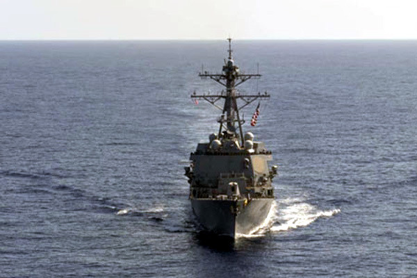 Thông tin tàu hải quân Mỹ đi vào khu vực Trường Sa