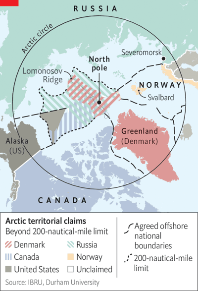 Quốc gia nào đang nắm quyền kiểm soát Bắc Cực?