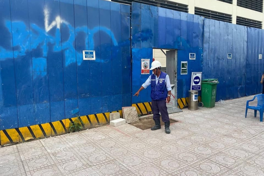 Trộm cả giàn giáo ở công trường dự án metro Bến Thành - Suối Tiên