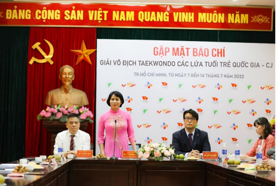 Khởi tranh giải taekwondo các lứa tuổi trẻ quốc gia 2022