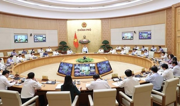 Vietnam’s GDP growth estimated at 6.42% in H1: Teleconference hinh anh 1