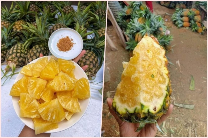 Dứa khổng lồ siêu rẻ hút khách, nườm nượp khách mua - 3