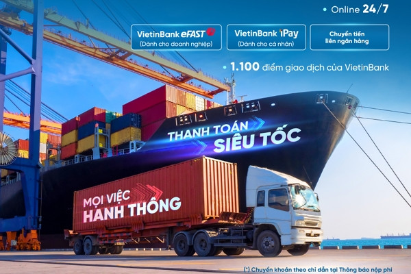VietinBank triển khai thu phí hạ tầng cảng biển tại TP.HCM