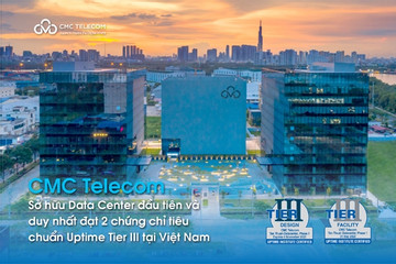 CMC Telecom sở hữu Data Center đạt 2 chứng chỉ Uptime Tier III