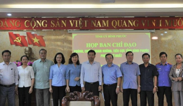 Bình Phước lập Ban Chỉ đạo phòng, chống tham nhũng, tiêu cực