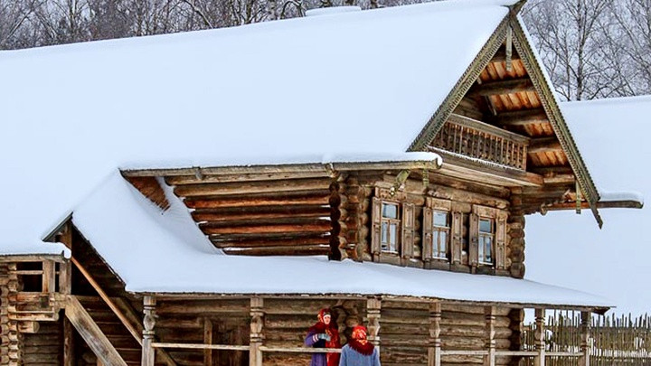 Căn nhà gỗ truyền thống Nga đốn tim vạn người
