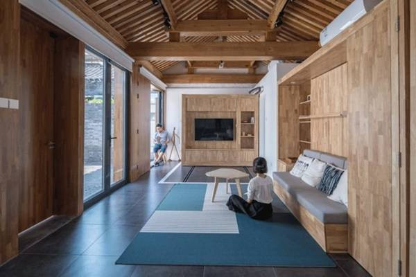Ngôi nhà gỗ 30m2 'sang chảnh' đa tiện ích