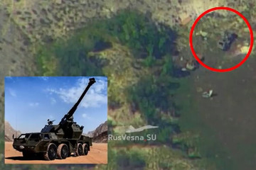 Khoảnh khắc pháo tự hành Slovakia viện trợ bị Nga phá hủy ở Ukraine