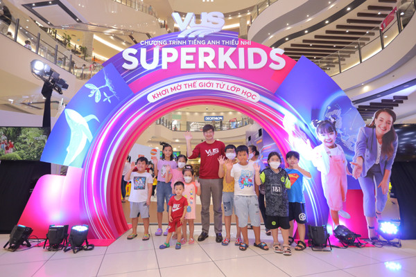 Vui học tiếng Anh ‘quên lối về’ tại khu trò chơi trải nghiệm SuperKids Festival