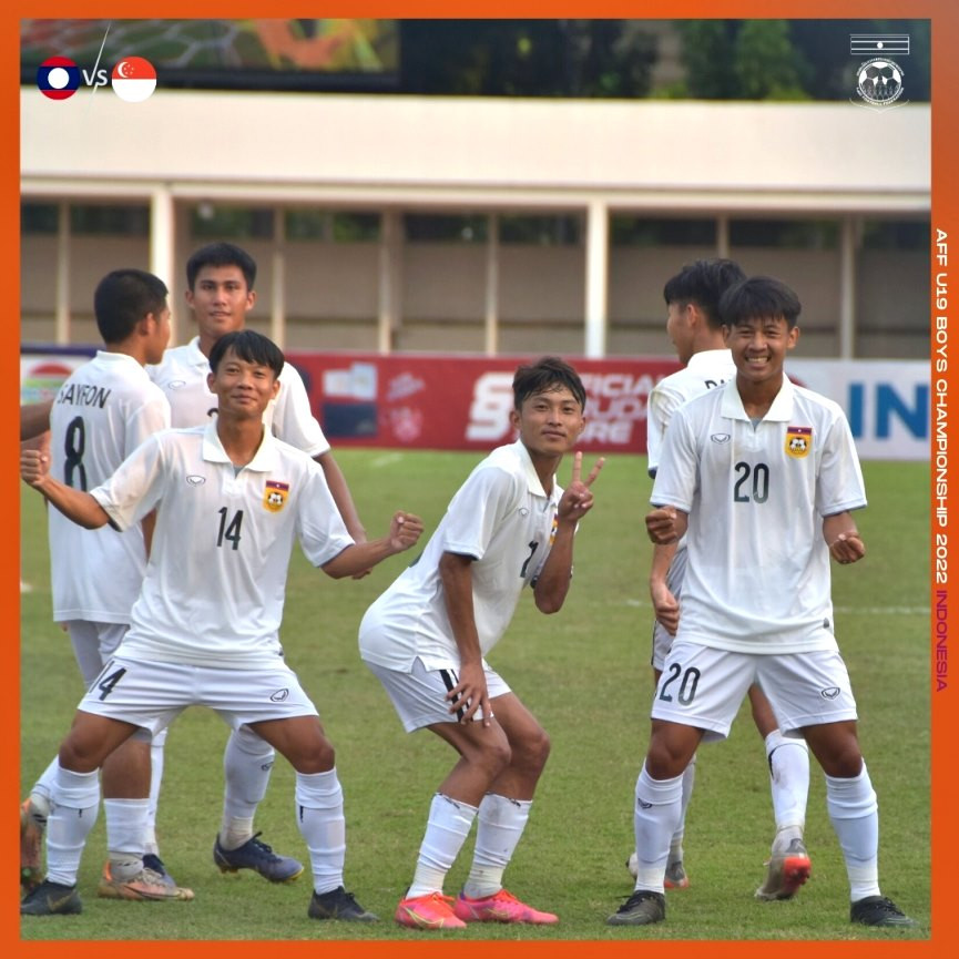 Kết quả bóng đá U19 Lào vs U19 Singapore