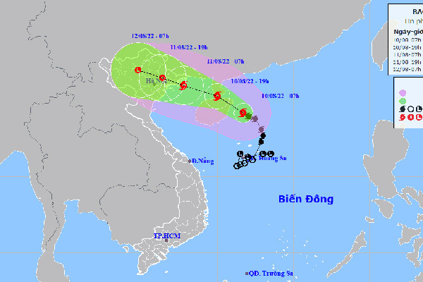 Bão số 2 đổ bộ từ Quảng Ninh đến Nam Định sáng mai, miền Bắc mưa rất to