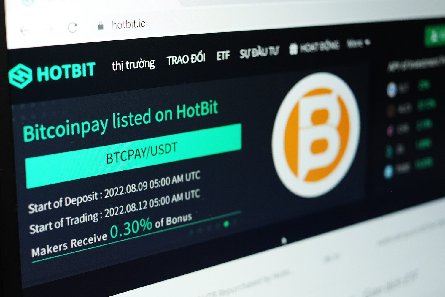 [Tin công nghệ mới] Sàn tiền mã hóa Hotbit đóng cửa vì nhân viên vi phạm pháp luật