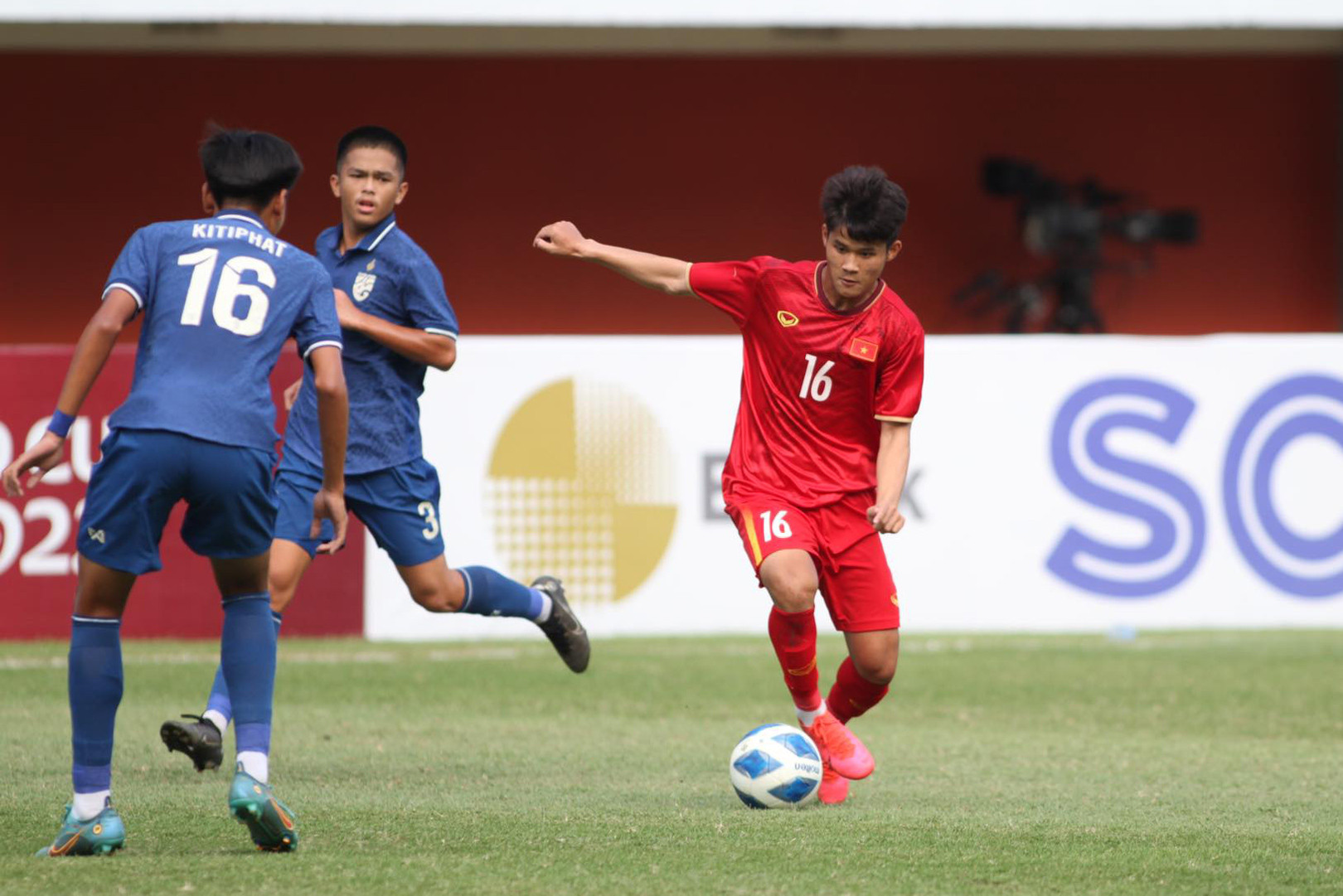 Kết quả bóng đá U16 Việt Nam vs U16 Thái Lan - U16 Đông Nam Á 2022
