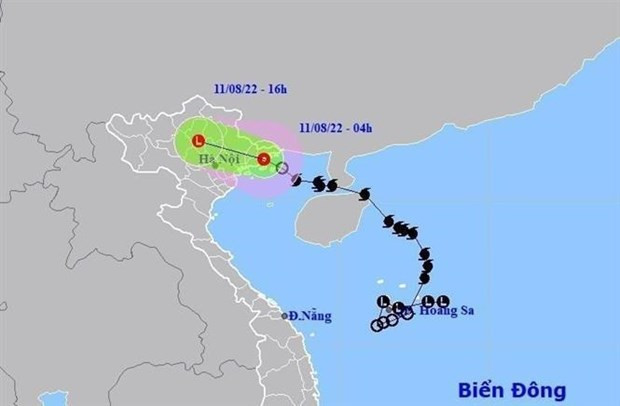 Storm Mulan weakens into tropical depression hinh anh 1