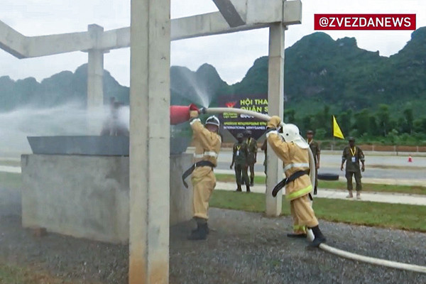 Xem binh sĩ Nga tập dượt cho môn thi “Vùng tai nạn” giải Army Games