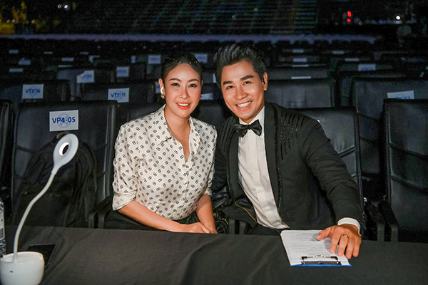 MC Nguyên Khang hội ngộ Hoa hậu Hà Kiều Anh