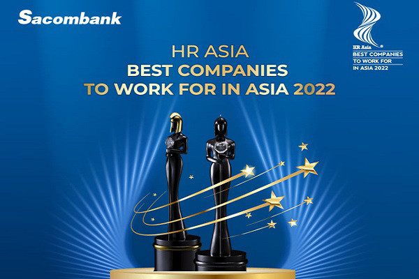 Sacombank tiếp tục được vinh danh Nơi làm việc tốt nhất châu Á
