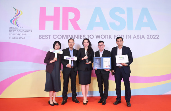 NovaGroup nhận giải Nơi làm việc tốt nhất châu Á 2022