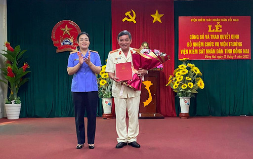 Ông Nguyễn Mạnh Thắng làm Viện trưởng Viện KSND Đồng Nai
