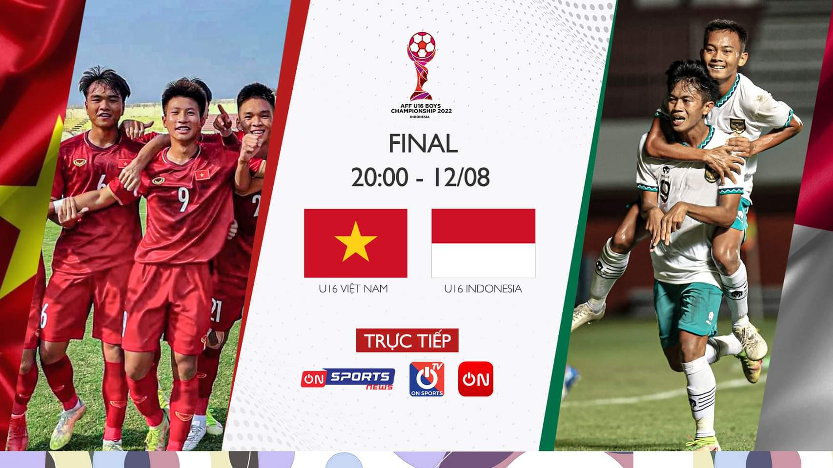 Xem trực tiếp U16 Việt Nam vs U16 Indonesia, chung kết Đông Nam Á ở kênh nào?
