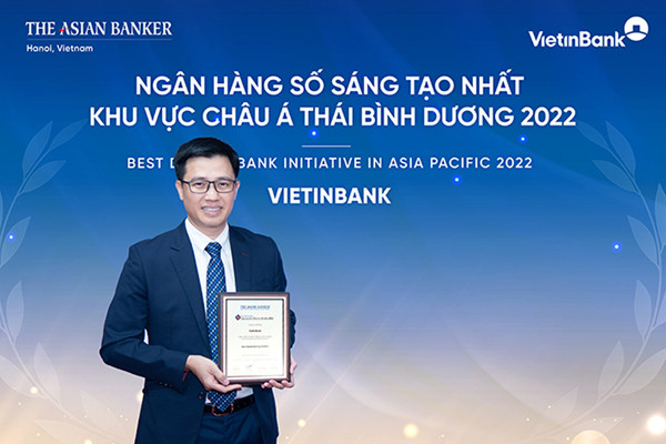 VietinBank eFAST: Ngân hàng số sáng tạo nhất Châu Á - Thái Bình Dương