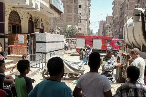Cháy nhà thờ Ai Cập, gần 90 người thương vong