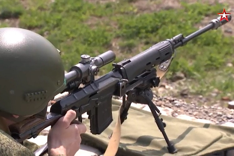 Mẫu súng bắn tỉa bán tự động được dùng thi đấu ở Army Games 2022