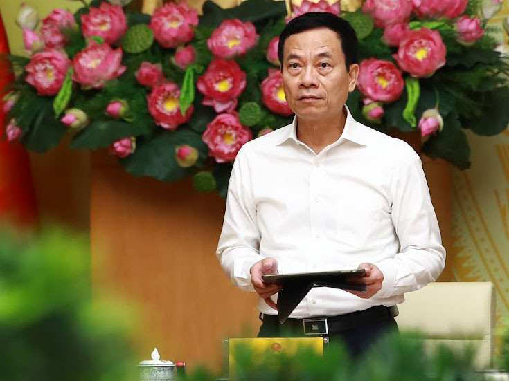 Bộ trưởng Nguyễn Mạnh Hùng phát biểu tại Ngày Chuyển đổi số ngành Ngân hàng
