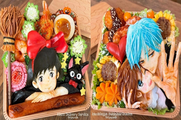 Những hộp cơm bento lấy cảm hứng từ anime