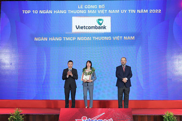 Vietcombank - 7 năm liên tiếp đứng đầu Top 10 ngân hàng thương mại uy tín