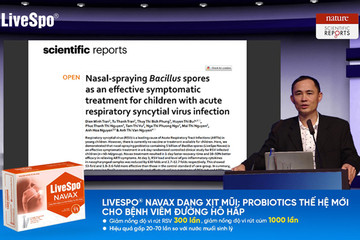 Nghiên cứu khả năng hỗ trợ điều trị của LiveSpo® Navax cho trẻ nhiễm RSV