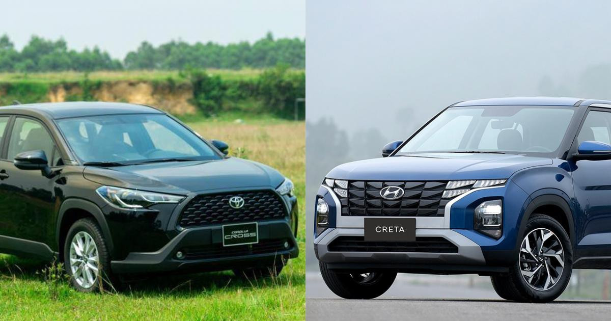 Tầm giá 700 triệu đồng, chọn Hyundai Creta hay Toyota Corolla Cross?