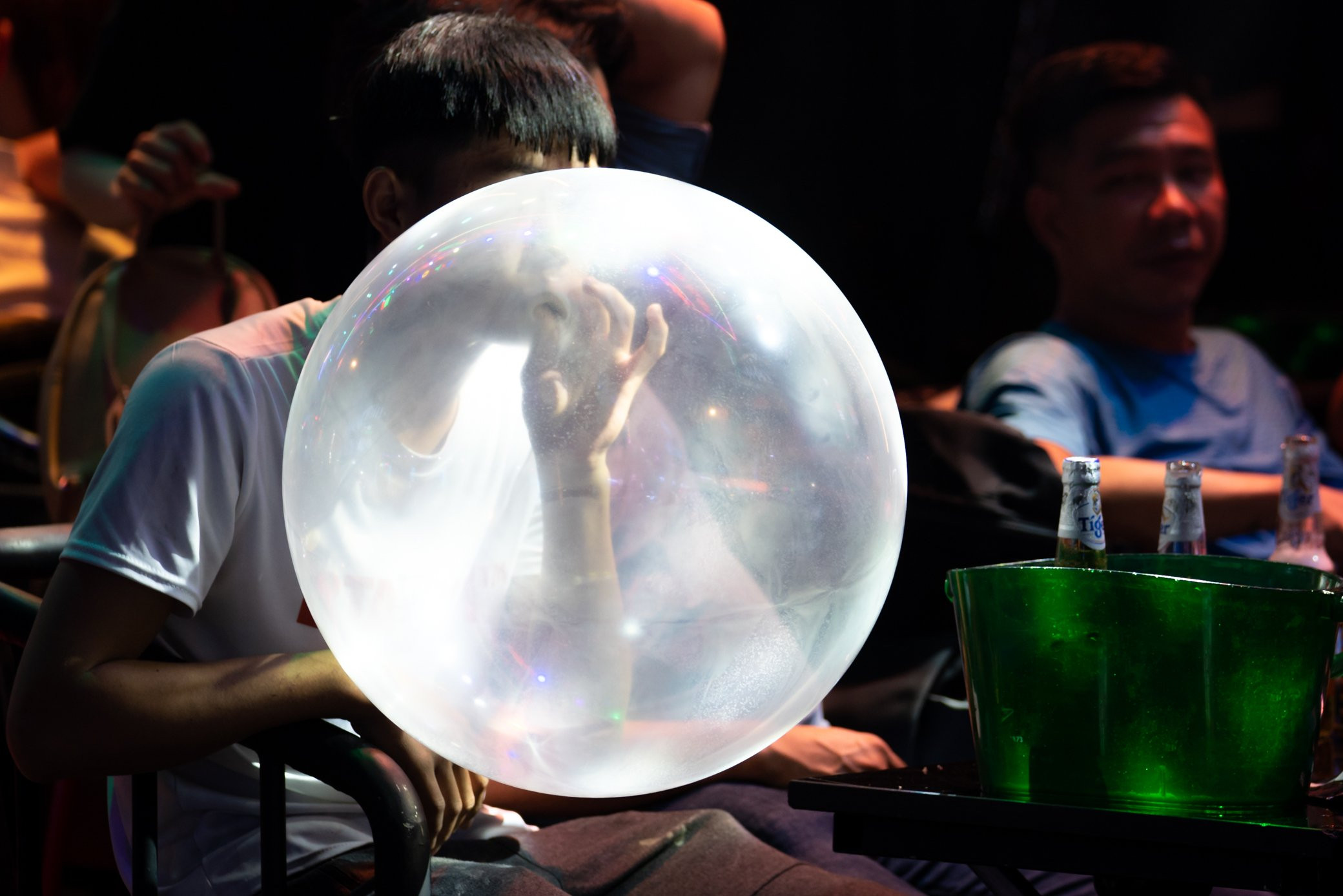 Rampant use of “laughing balls” in HCM City’s Bui Vien pedestrian street