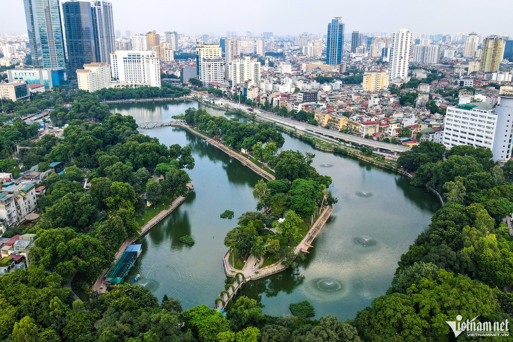 Hanoi’s three largest parks are seriously degraded