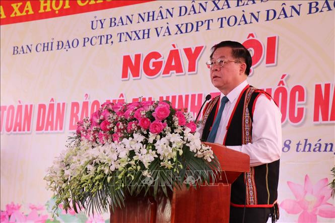 Trưởng ban Tuyên giáo Trung ương dự Ngày hội toàn dân bảo vệ ANTQ tại Đắk Lắk