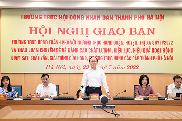 Hà Nội: Chú trọng hiệu quả sau giám sát, chất vấn, giải trình