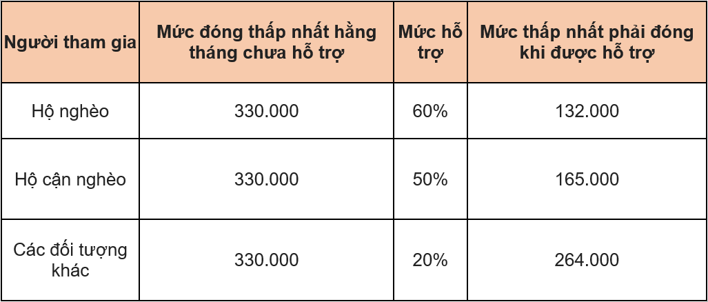 Từ 1/8, người dân Hà Nội được hỗ trợ đến 60% mức đóng BHXH tự nguyện - Ảnh 1.