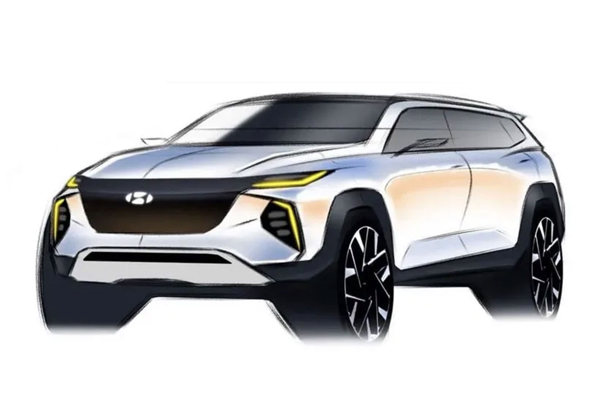 Lộ ảnh Hyundai Santa Fe thế hệ mới, dự kiến ra mắt vào cuối năm sau