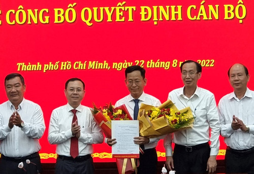 Ông Trần Quốc Trung giữ chức Phó trưởng Ban Nội chính Thành ủy TP.HCM